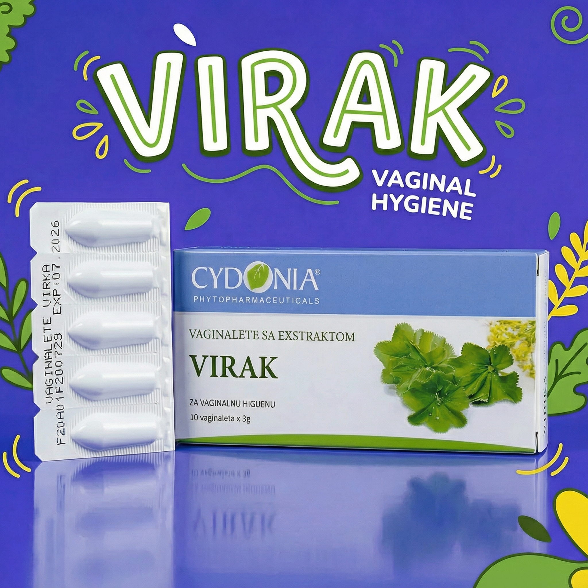 VAGITORIJE SA EKSTRAKOM VIRKA 🌱