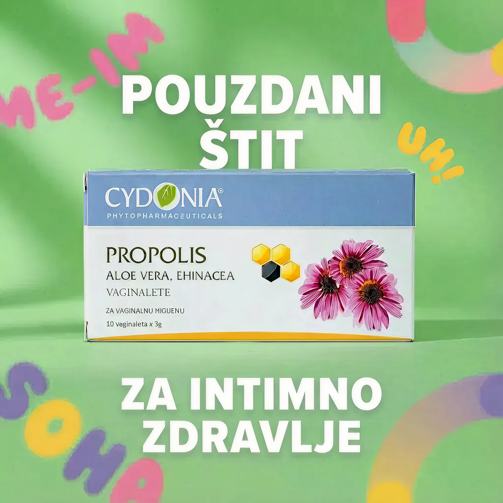 PROPOLIS ALOE VERA I EHINACEA VAGITORIJE 🛡️