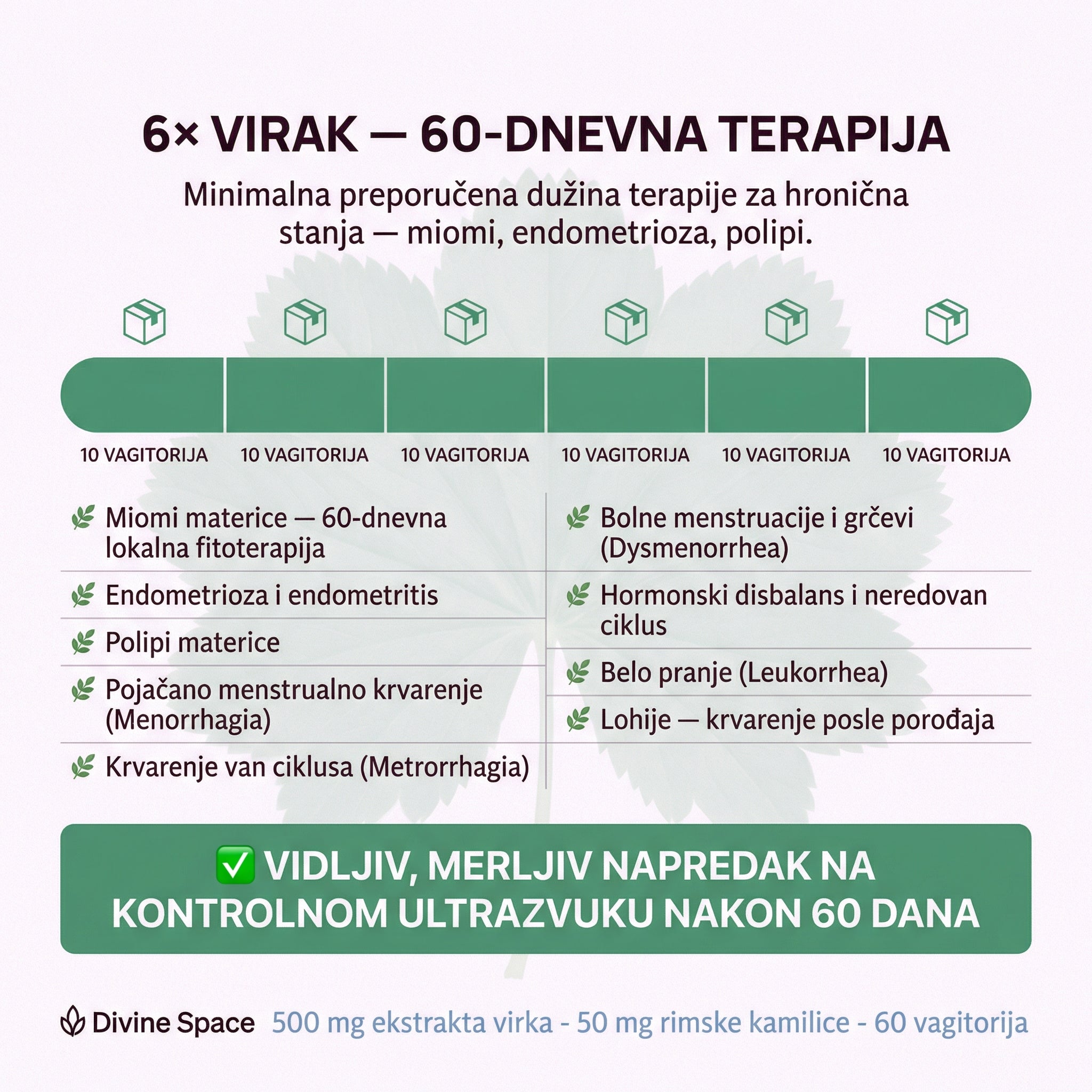 60 DANA INTENZIVNE TERAPIJE-Virak za Miome, Endometriozu i Trajnu Regulaciju Ciklusa 🌿