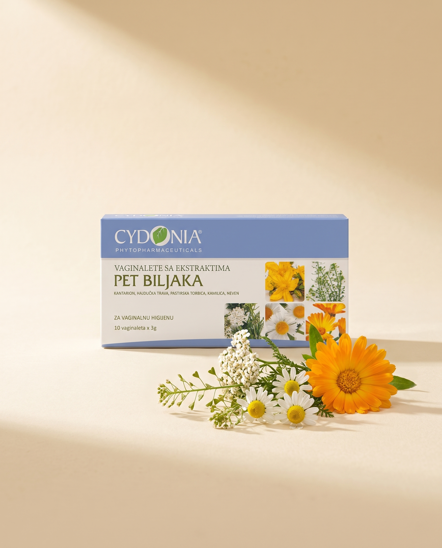 Pet Biljaka vaginalete · ekstrakt 5 biljaka 10 × 3g